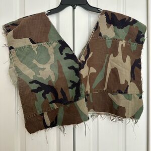 Custom Crop Camo Top